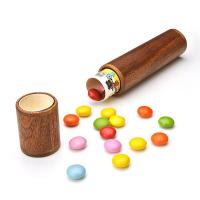 円筒パッケージのお菓子専用木製ケース【Case for sweets04】